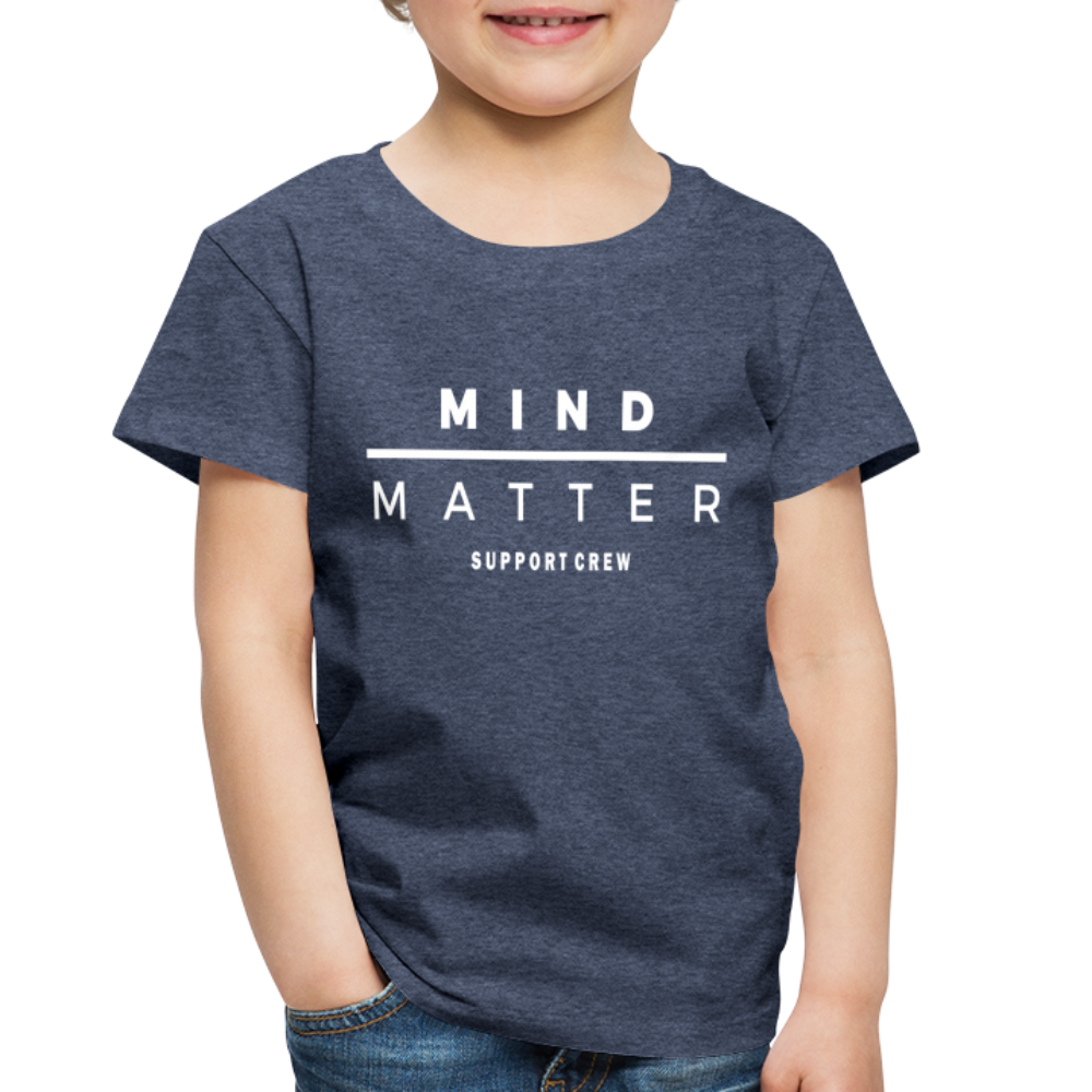 MM Support Crew- Toddler Premium T-Shirt - heather blue