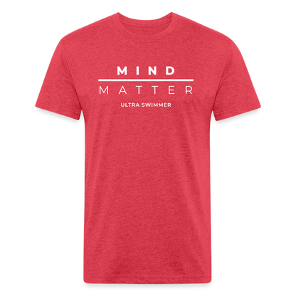 MM Ultra Swimmer - Unisex Fitted Cotton/Poly T-Shirt - heather red