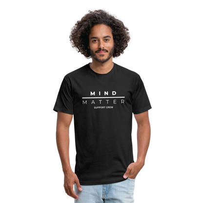 MM Support Crew - Fitted Cotton/Poly T-Shirt by Next Level - black