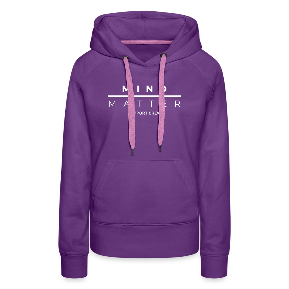 MM Support Crew - Women’s Premium Hoodie - purple 