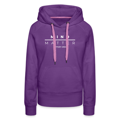 MM Support Crew - Women’s Premium Hoodie - purple 