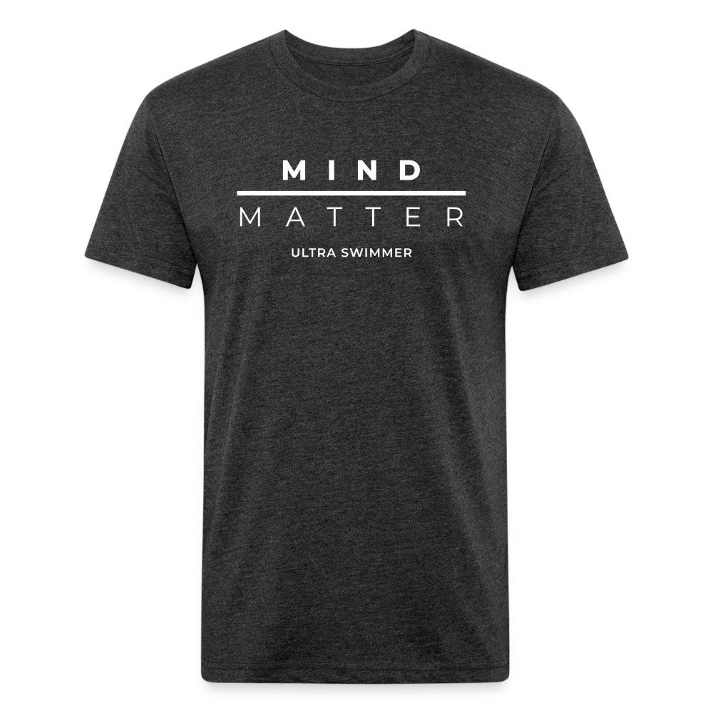 MM Ultra Swimmer - Unisex Fitted Cotton/Poly T-Shirt - heather black