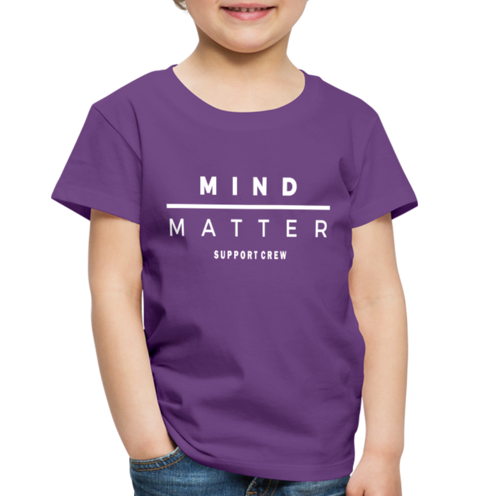 MM Support Crew- Toddler Premium T-Shirt - purple