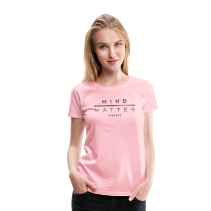 MM Athlete Rainbow- Women’s Premium T-Shirt - pink