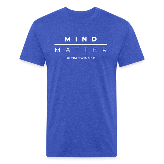 MM Ultra Swimmer - Unisex Fitted Cotton/Poly T-Shirt - heather royal