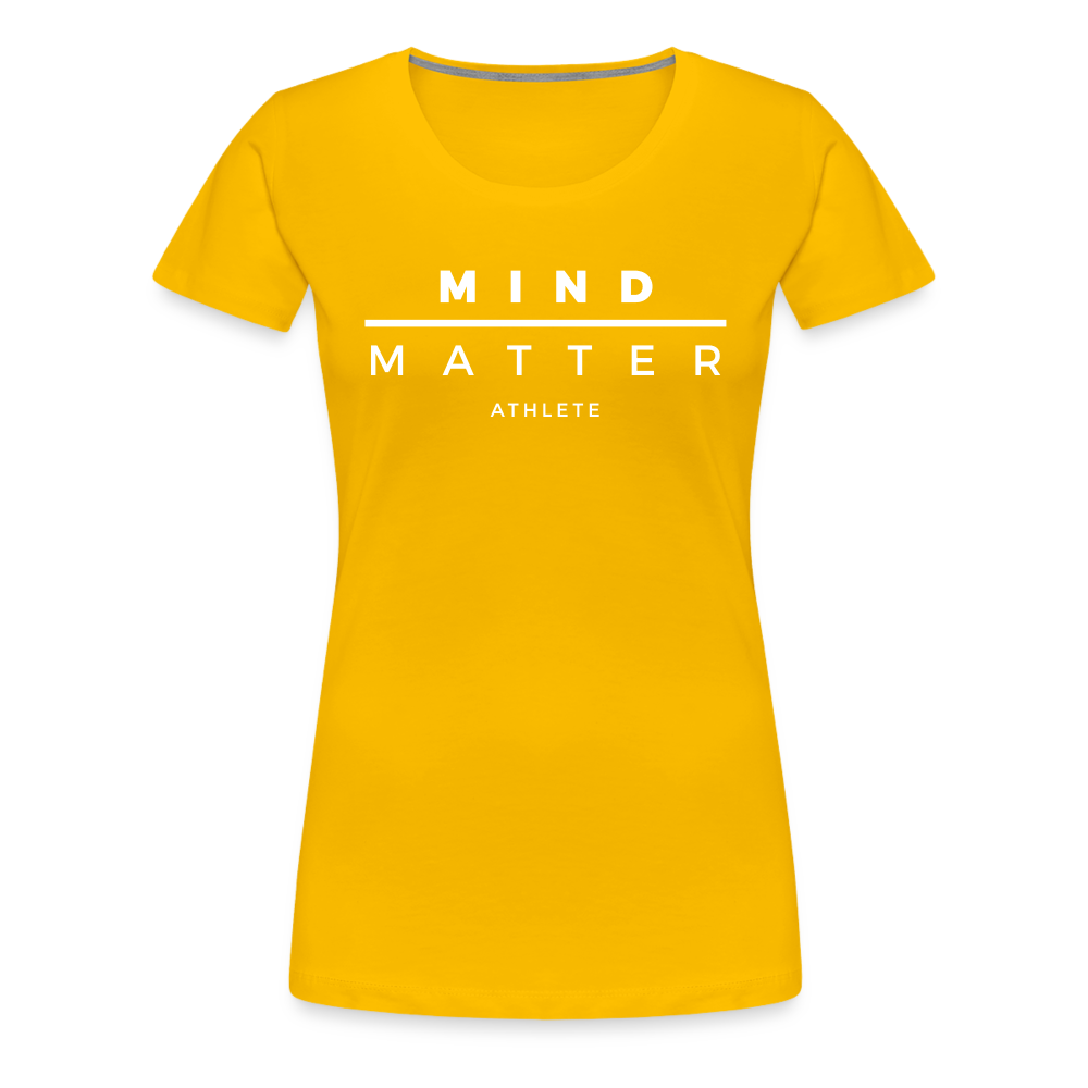 MM Athlete- Women’s Premium T-Shirt - sun yellow