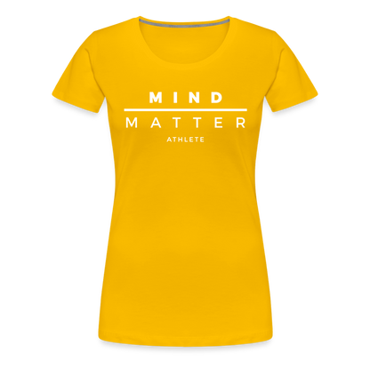 MM Athlete- Women’s Premium T-Shirt - sun yellow