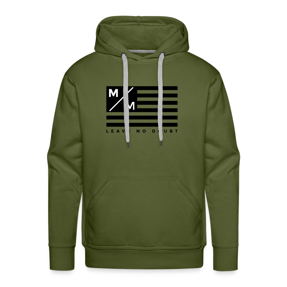 MM Flag LND- Men’s Premium Hoodie FP - olive green