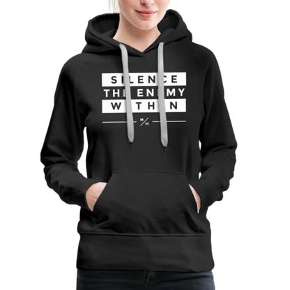 Silence The Enemy- Women’s Premium Hoodie - black