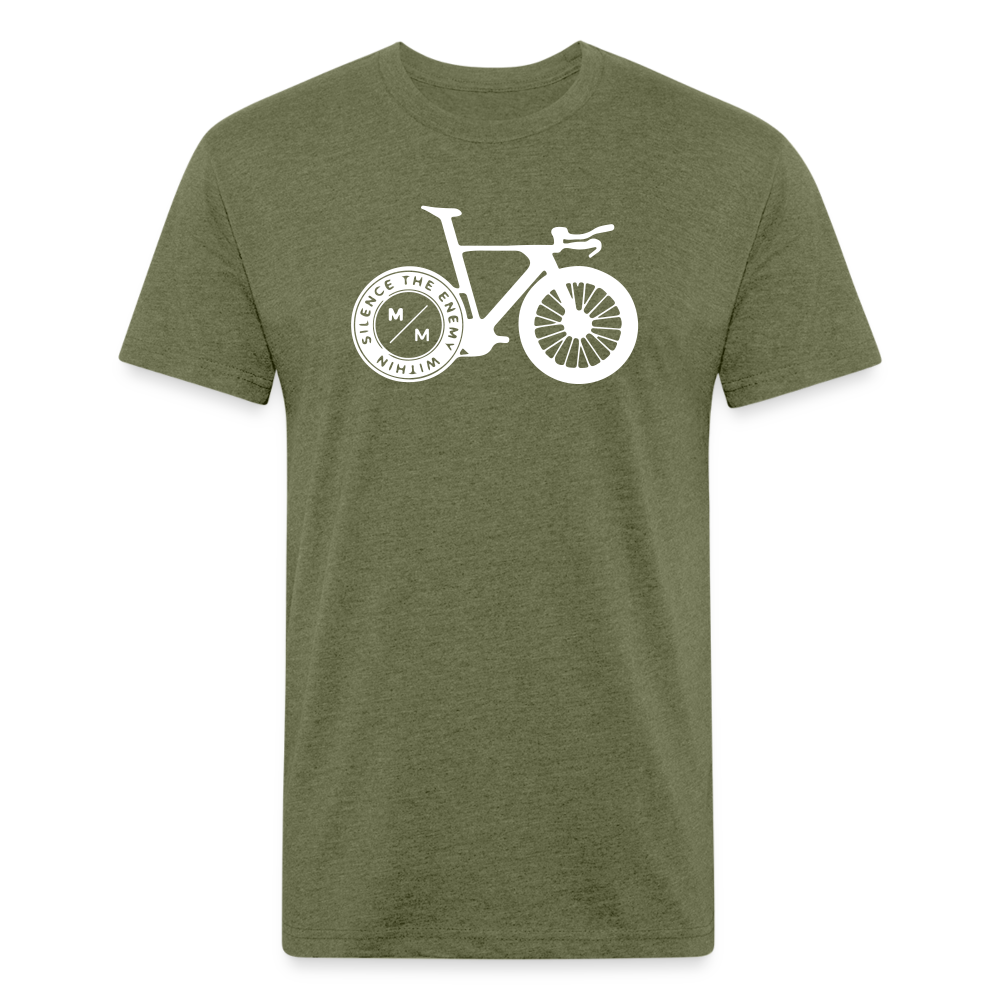 STEW TT Bike- Unisex T-Shirt - heather military green