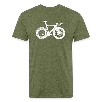 STEW TT Bike- Unisex T-Shirt - heather military green