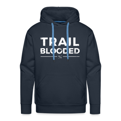 Trail Blooded- Men’s Premium Hoodie - navy