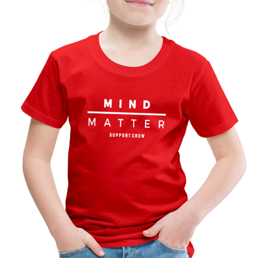 MM Support Crew- Toddler Premium T-Shirt - red