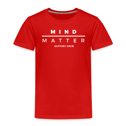 MM Support Crew- Toddler Premium T-Shirt - red