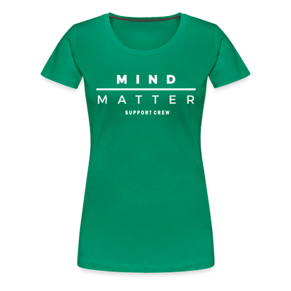 MM Support Crew- Women’s Premium T-Shirt - kelly green