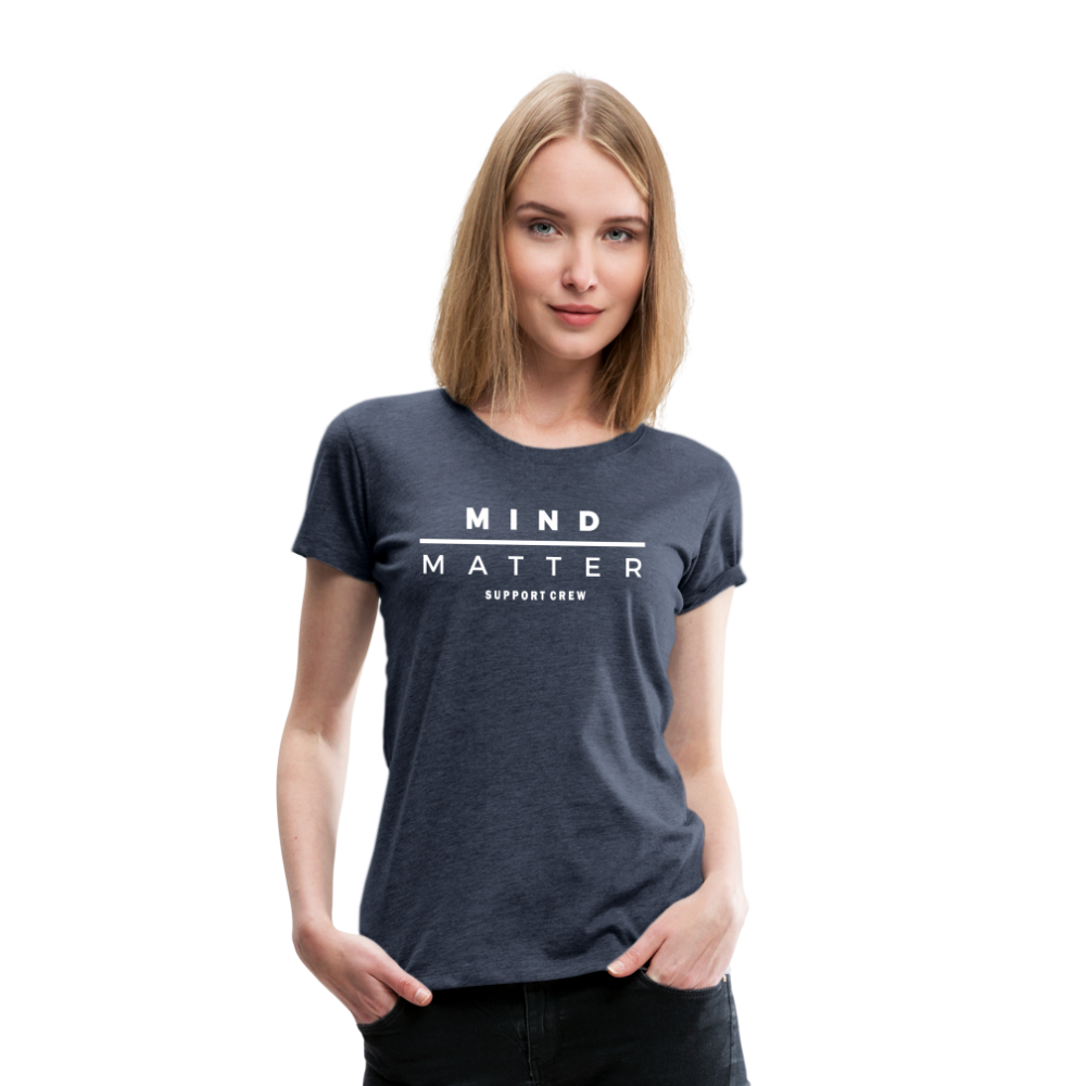 MM Support Crew- Women’s Premium T-Shirt - heather blue