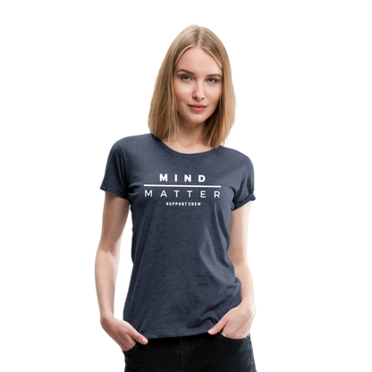 MM Support Crew- Women’s Premium T-Shirt - heather blue