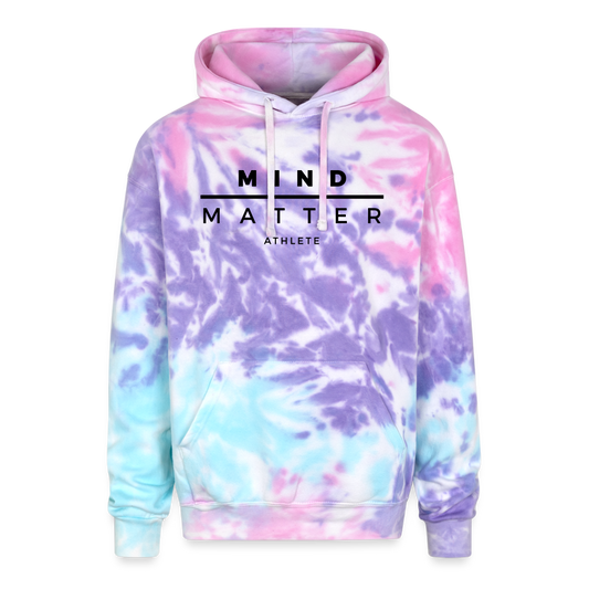 MM Athlete - UNISEX Tie Dye Hoodie - cotton candy