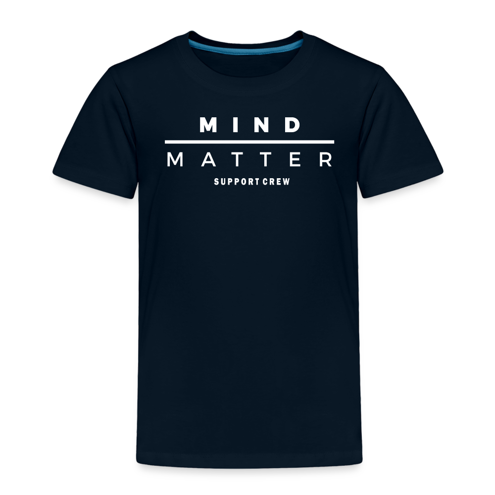 MM Support Crew- Toddler Premium T-Shirt - deep navy