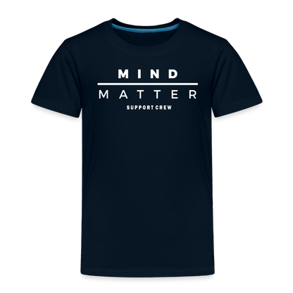 MM Support Crew- Toddler Premium T-Shirt - deep navy