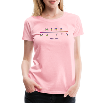 MM Athlete Rainbow- Women’s Premium T-Shirt - pink