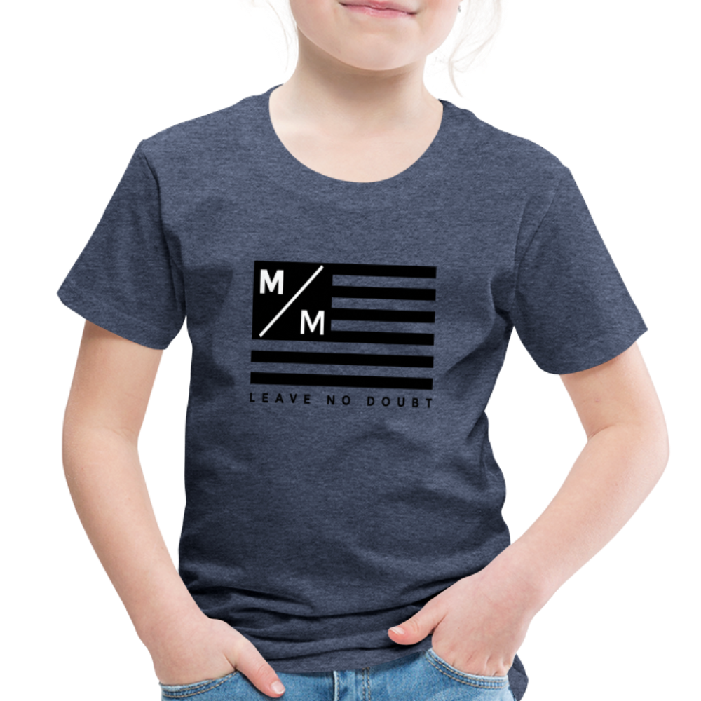 MM Flag LND- Toddler Premium T-Shirt - heather blue