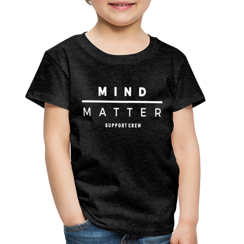 MM Support Crew- Toddler Premium T-Shirt - charcoal grey