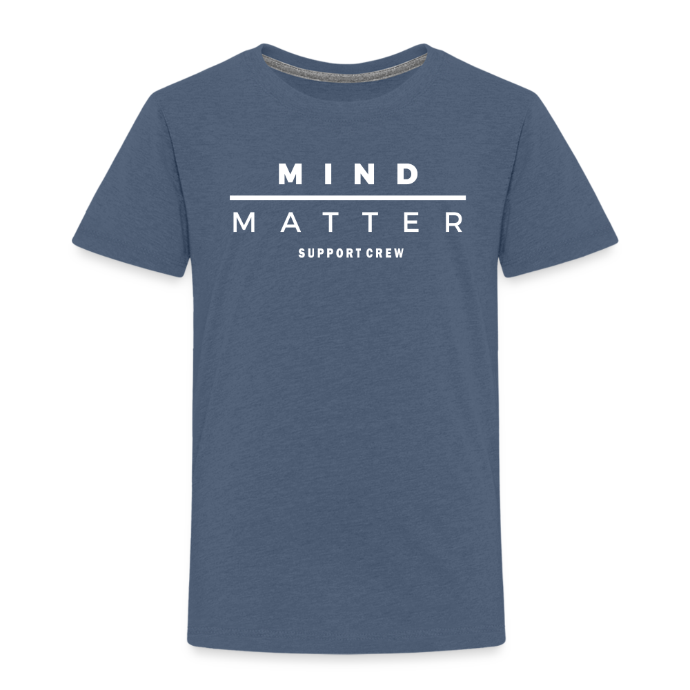 MM Support Crew- Toddler Premium T-Shirt - heather blue