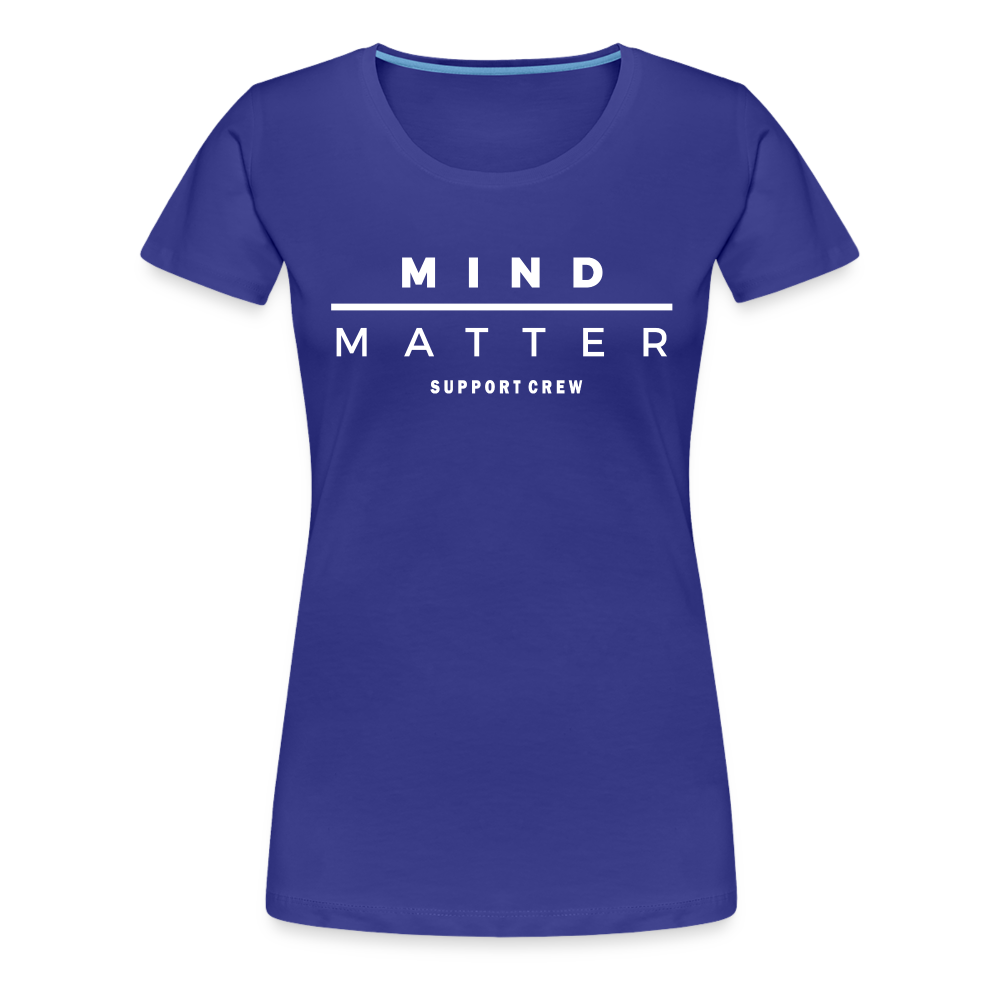 MM Support Crew- Women’s Premium T-Shirt - royal blue