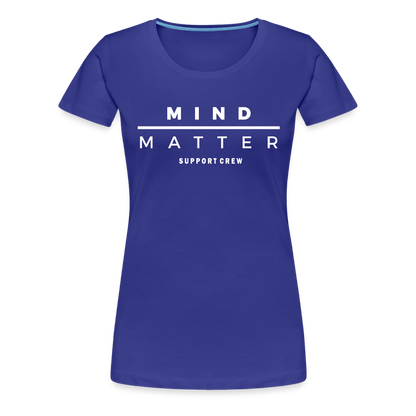 MM Support Crew- Women’s Premium T-Shirt - royal blue