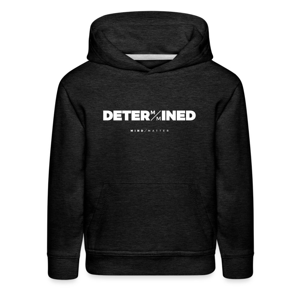 Determined- Kids‘ Premium Hoodie - charcoal grey