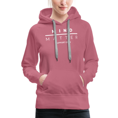 MM Support Crew - Women’s Premium Hoodie - mauve