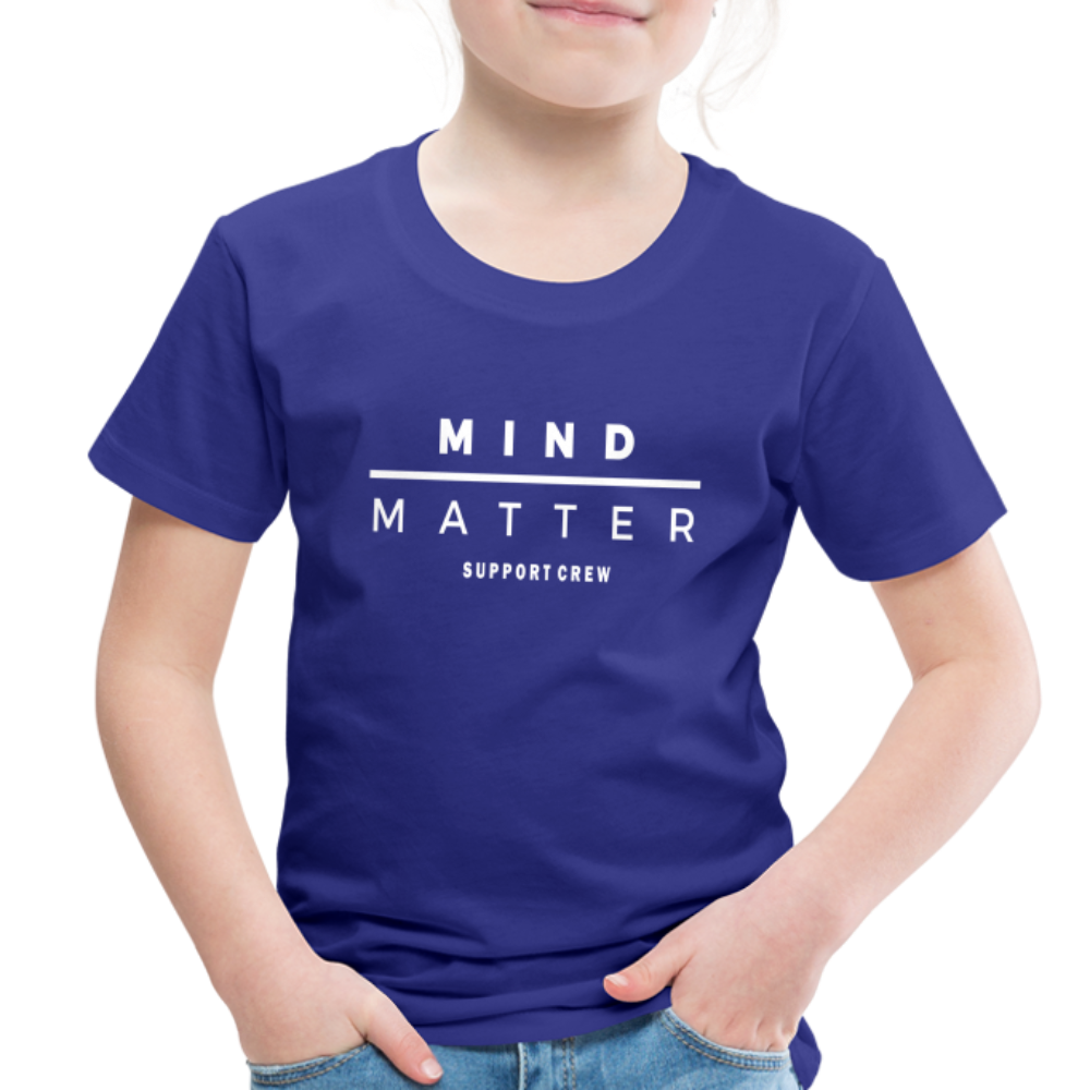 MM Support Crew- Toddler Premium T-Shirt - royal blue