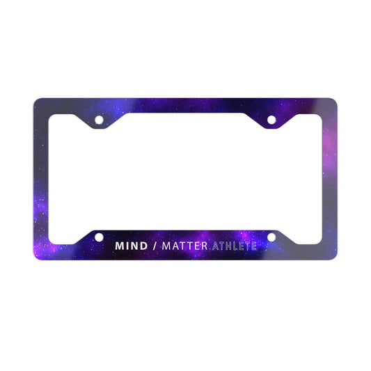 M/M Athlete- Metal License Plate Frame