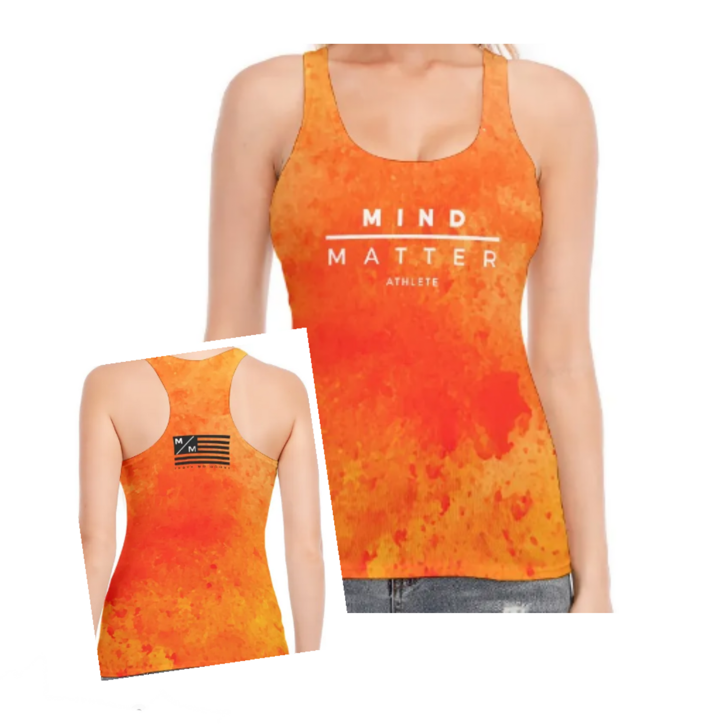 M/M Orange Blast - Performance Running Singlet