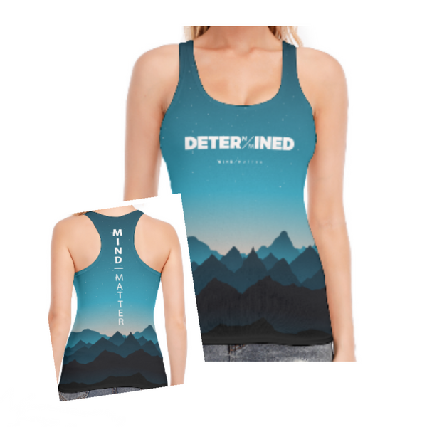 Determined Blue Mountains - Performance Running Singlet