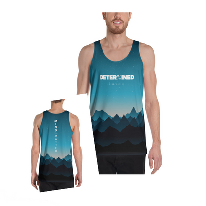 Determined Blue Mountains - Performance Running Singlet