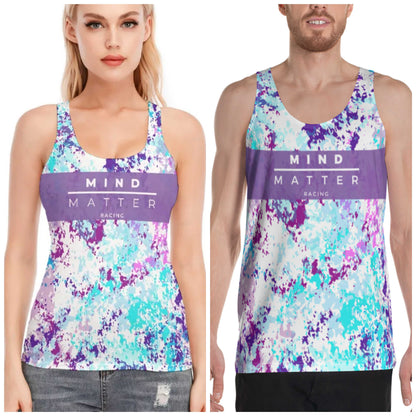 MM Racing - Purple Paint Splash - Run Singlet