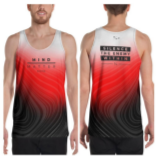 MM Racing Red- Mens Run Singlet