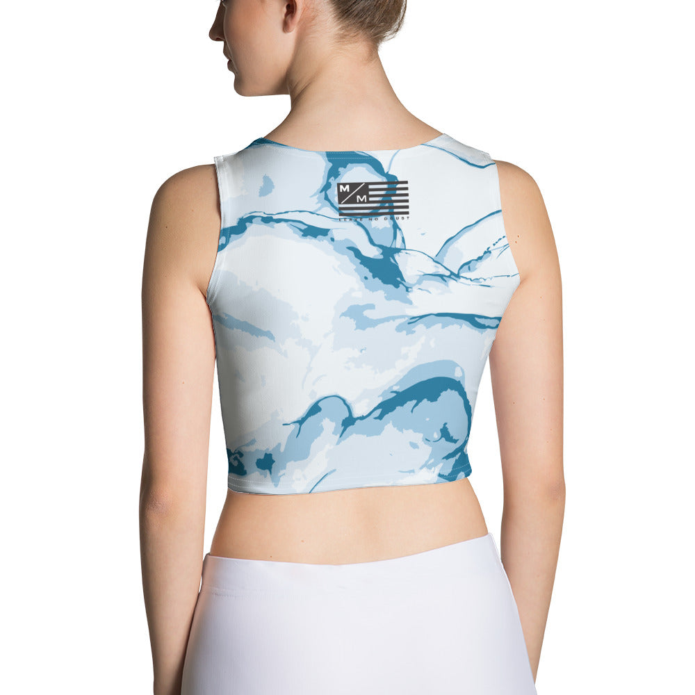 MM Marble- Performance Crop Top