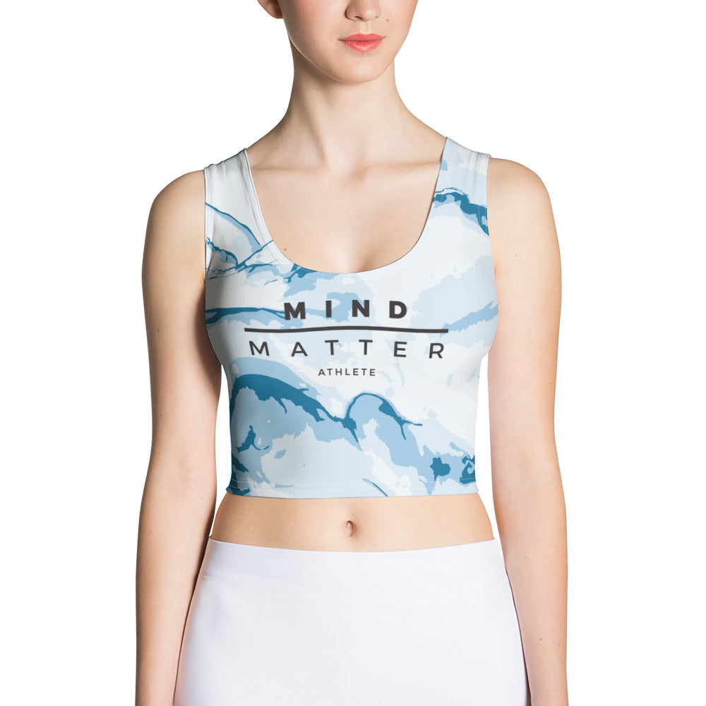 MM Marble- Performance Crop Top