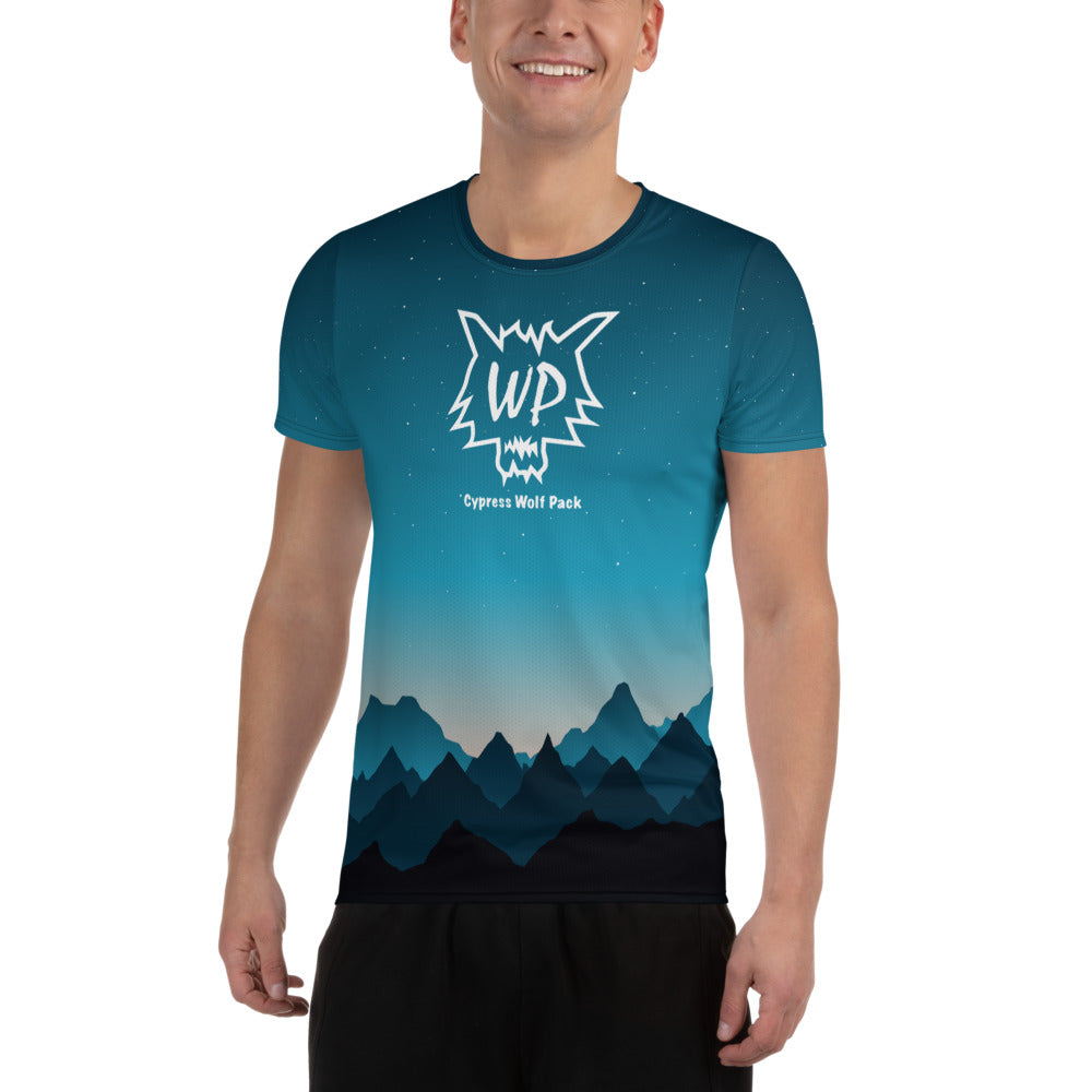 WP Blue Mountains- Men's Athletic T-shirt