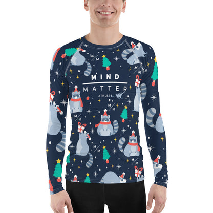 Christmas Raccoon MM- Men's Performance Long Sleeve