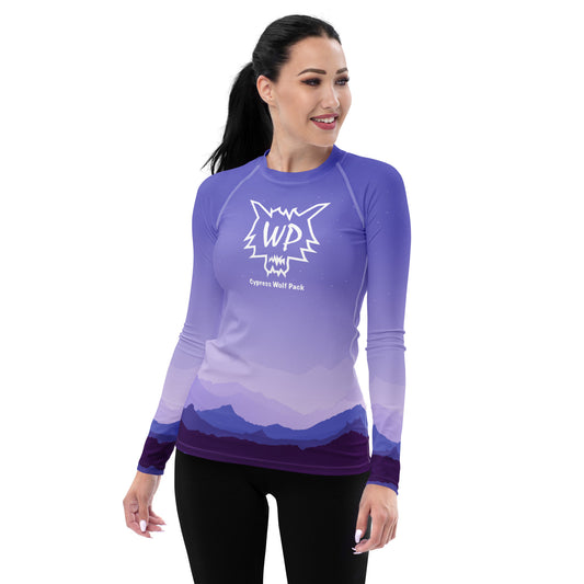 WP Purple Mountains- Women's Performance Long Sleeve