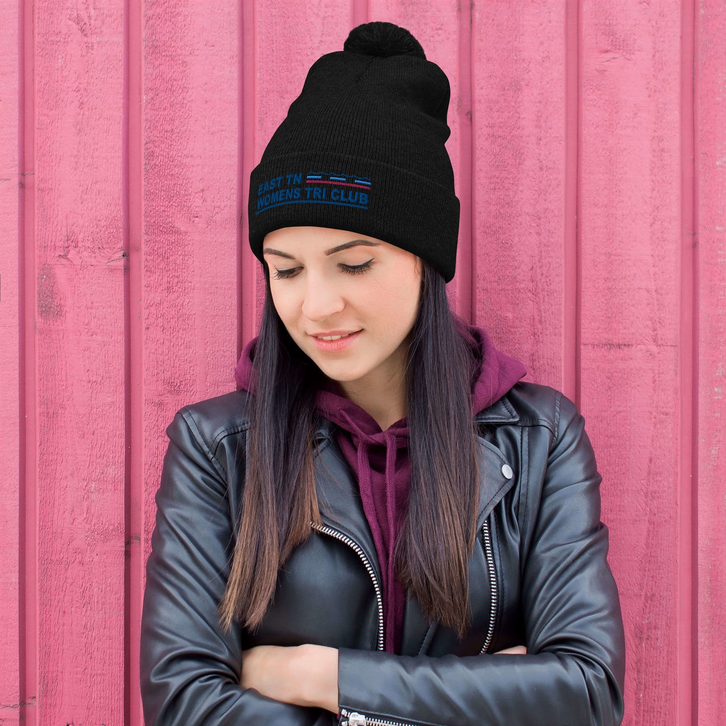 ETN Women's Tri- Pom-Pom Beanie