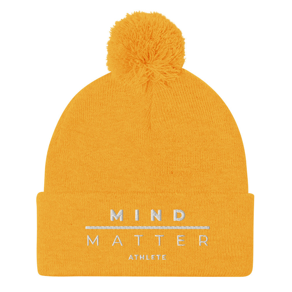 Mind Over Matter Athlete - Pom-Pom Beanie