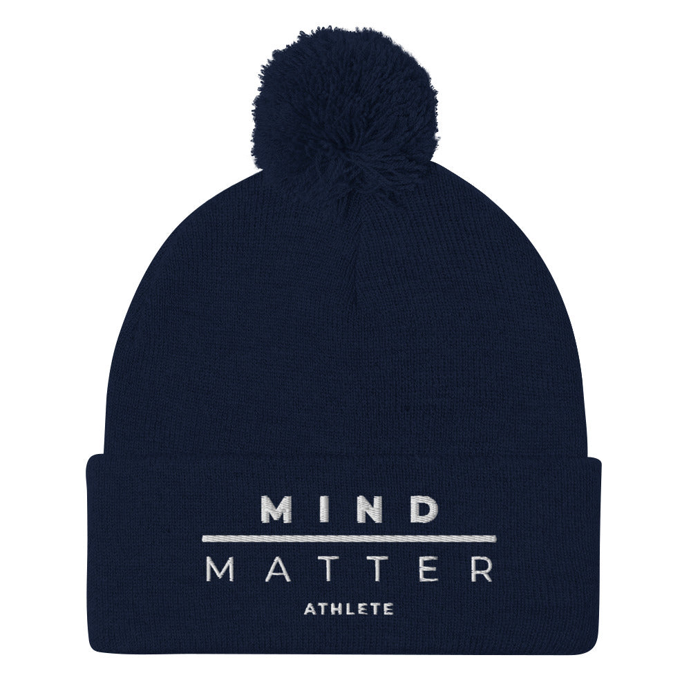 Mind Over Matter Athlete - Pom-Pom Beanie