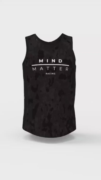 MM Racing - Black Paint Splash - Run Singlet