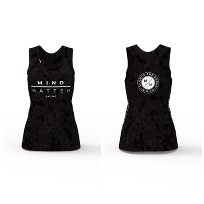 MM Racing - Black Paint Splash - Run Singlet