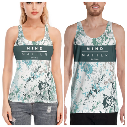 MM Racing - Green Paint Splash - Run Singlet